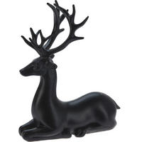 DEKORENTIER  - Schwarz, Basics, Kunststoff (16/6,5/20,5cm) - X-Mas