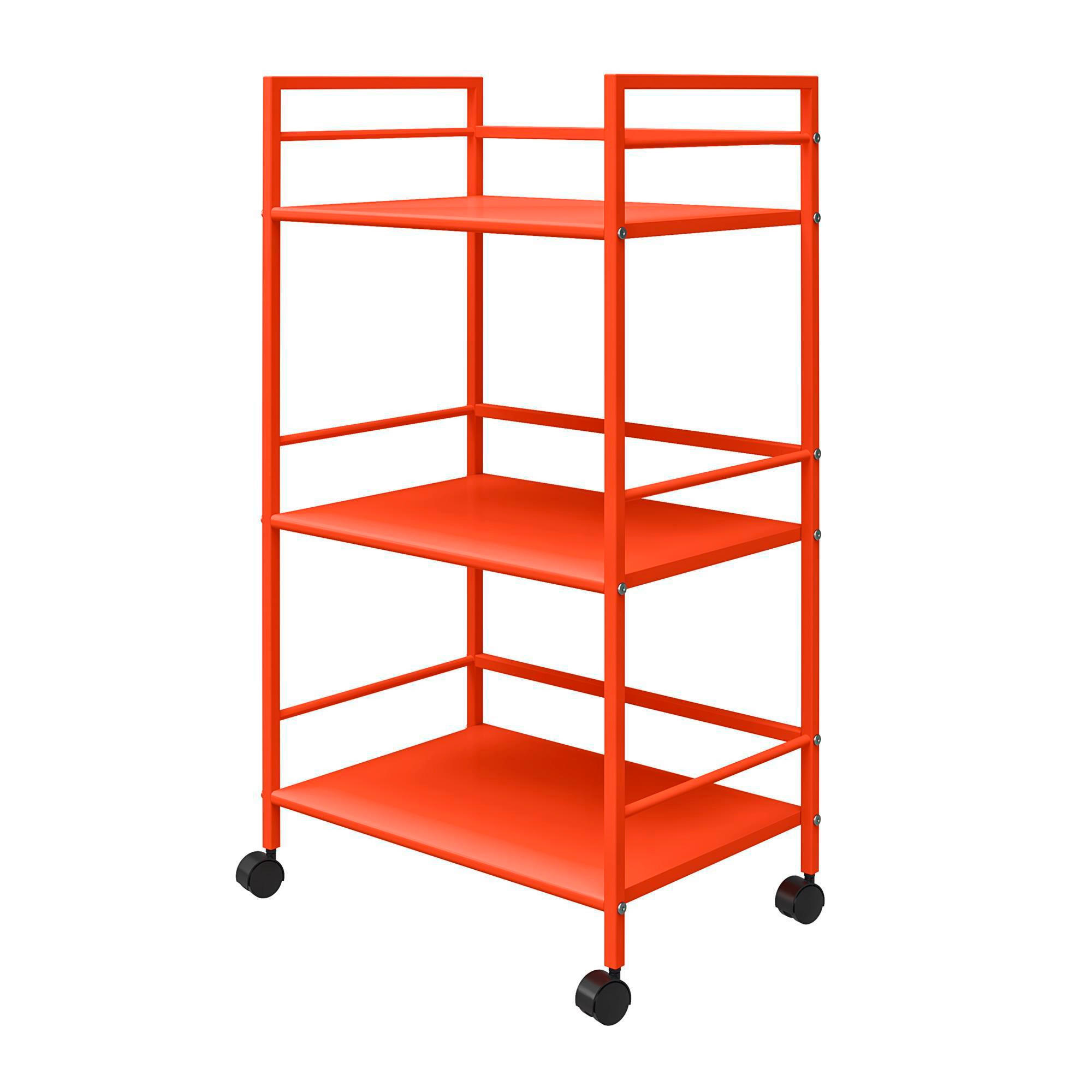 SERVIERWAGEN Orange  - Orange, Design, Kunststoff/Metall (43/77/29cm) - MID.YOU