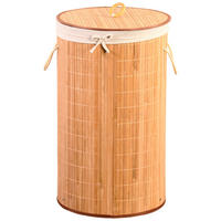 COLLECTEUR DE LINGE - crème/couleur écru, Basics, textile/bois (35/60/35cm) - Kesper