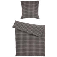 BETTWÄSCHE SW-JUST Flanell 135/200 cm  - Hellgrau/Grau, Basics, Textil (135/200cm) - Schöner Wohnen