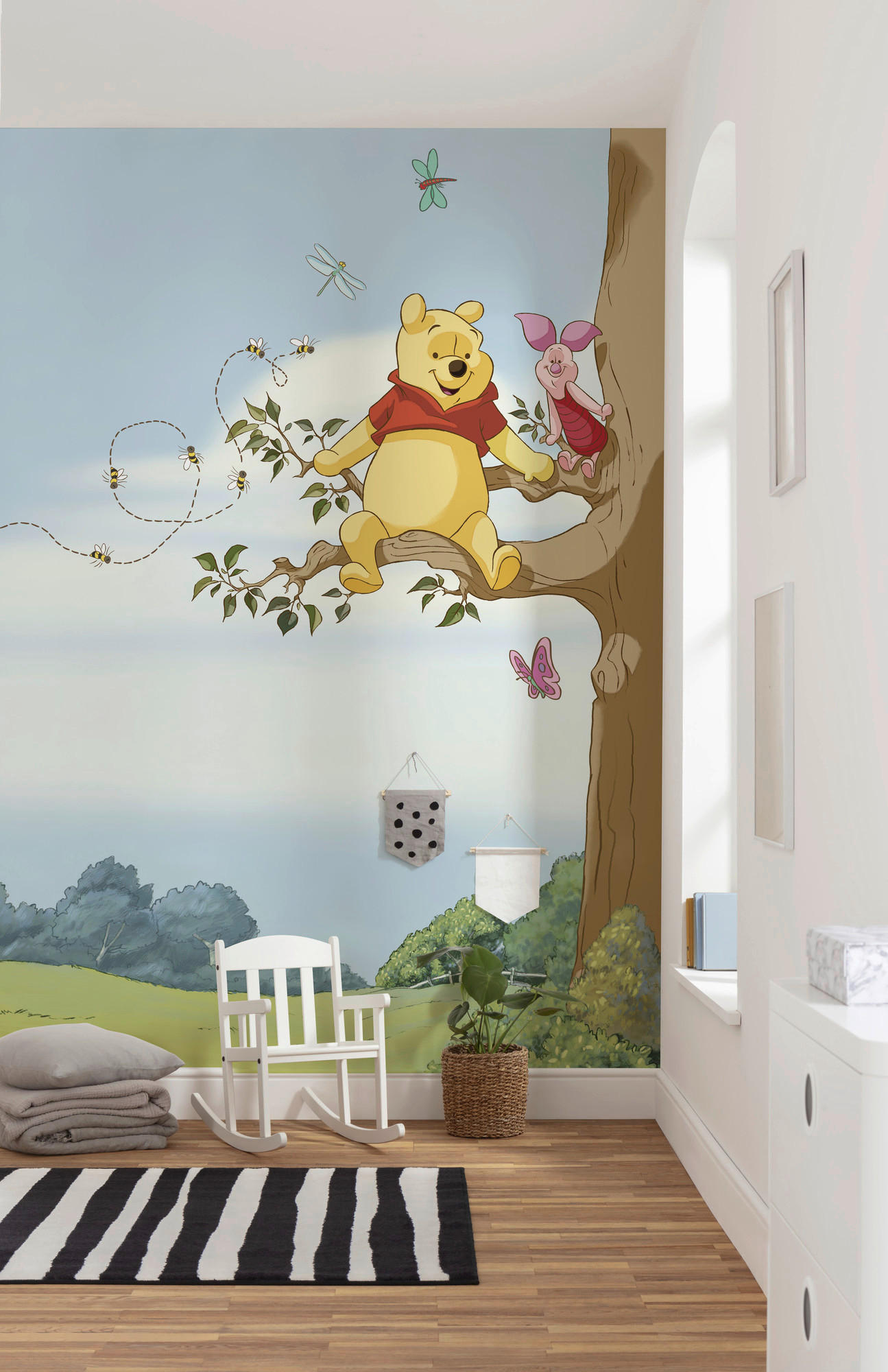 FOTOTAPETE Winnie Pooh  - Multicolor, Basics (184/254cm) - Xora