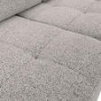 Ecksofa mit Funktion Grau Flachgewebe Zierkissen, Rückenkissen, Bettkasten, Schlaffunktion, Rücken echt, Liegefläche im Originalstoff  - Schwarz/Grau, KONVENTIONELL, Kunststoff/Textil (277/190cm) - Carryhome
