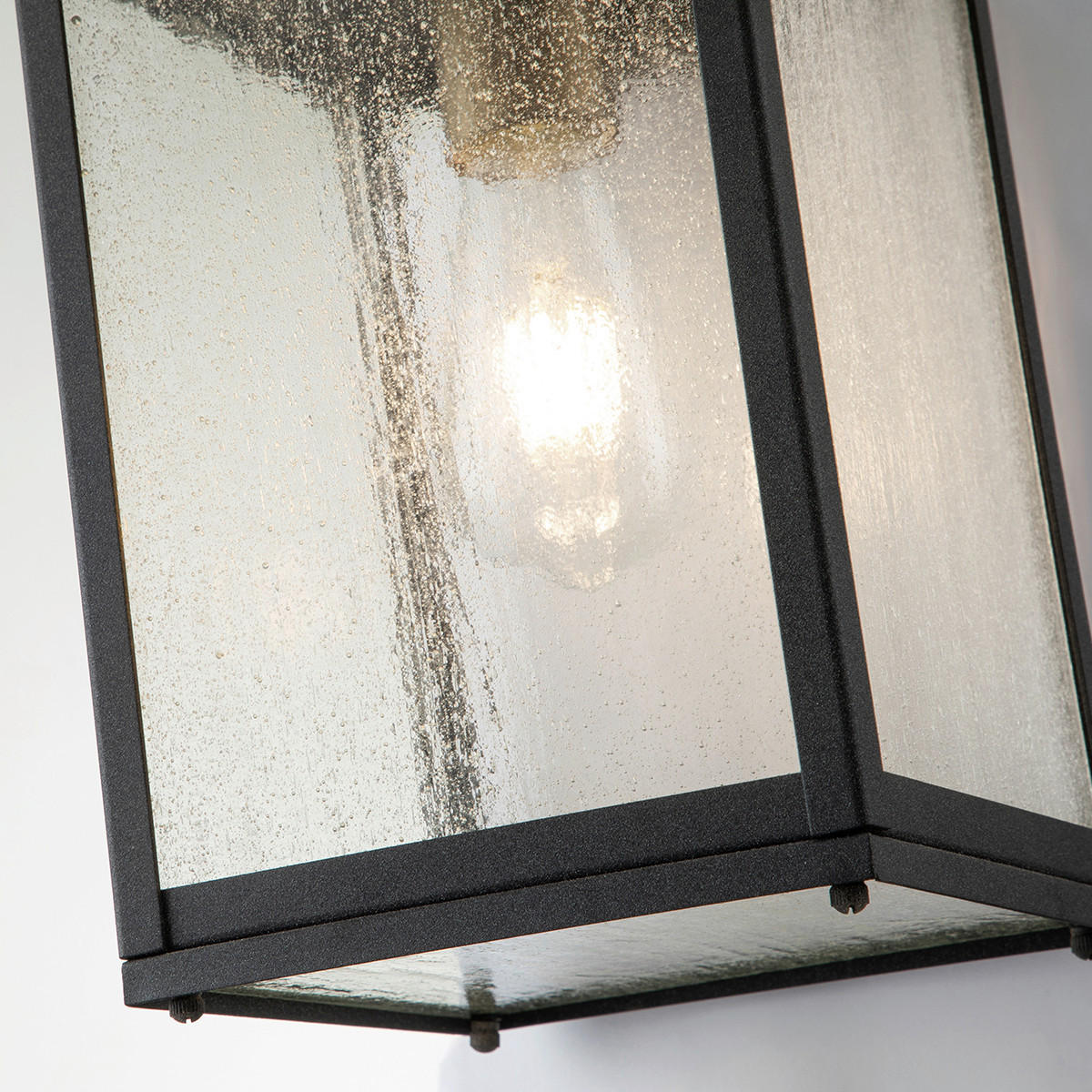 VÄGGLAMPA UTOMHUS - zinkfärgad, Klassisk, metall/glas (17,8/19,7/44cm) - Elstead Lighting