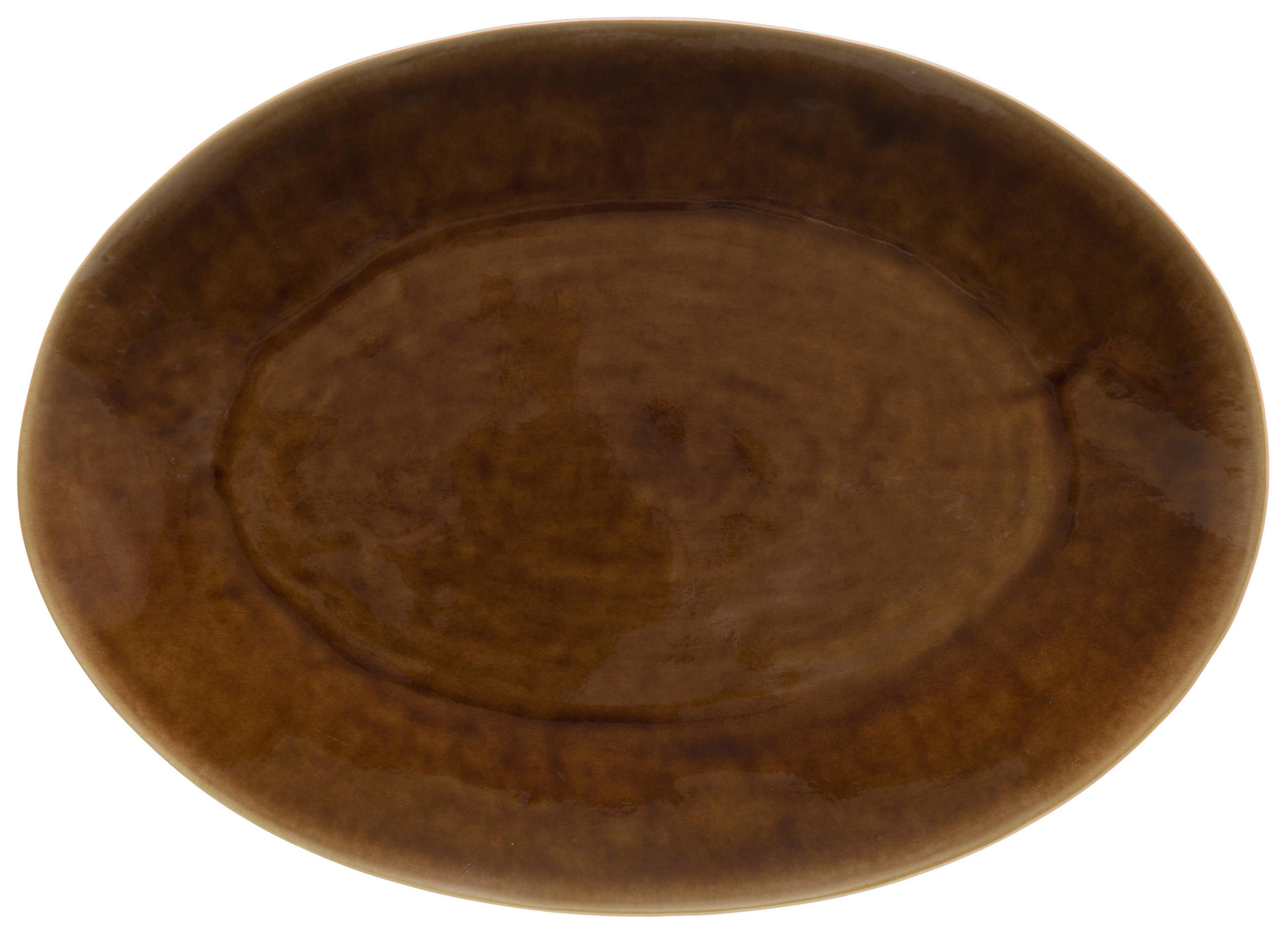 SERVIERPLATTE RIVIERA 40/29 cm  - Cognac, Basics, Keramik (40/29cm) - Costa Nova