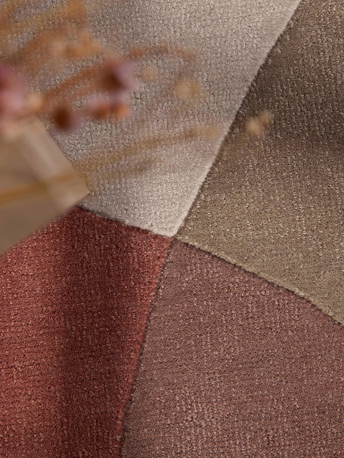 WOLLTEPPICH 160 cm Hackney Creme, Multicolor, Pastellblau Blatt  - Pastellblau/Multicolor, Basics, Textil (160cm) - Ted Baker