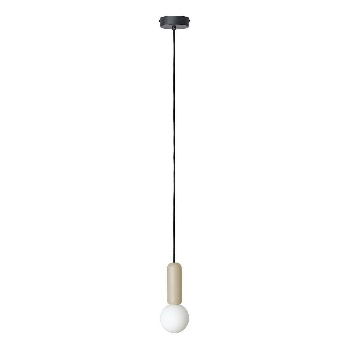 HÄNGELEUCHTE 10/120 cm  - Beige, Basics, Stein (10/120cm) - Osram
