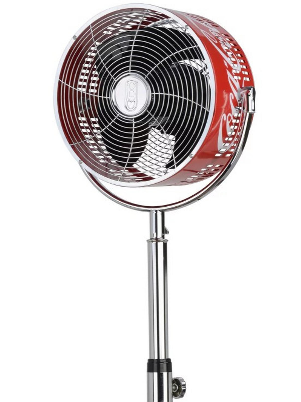 STANDVENTILATOR COOLFAN XL - Rot/Schwarz, Basics, Holz/Metall (70/135/70cm)