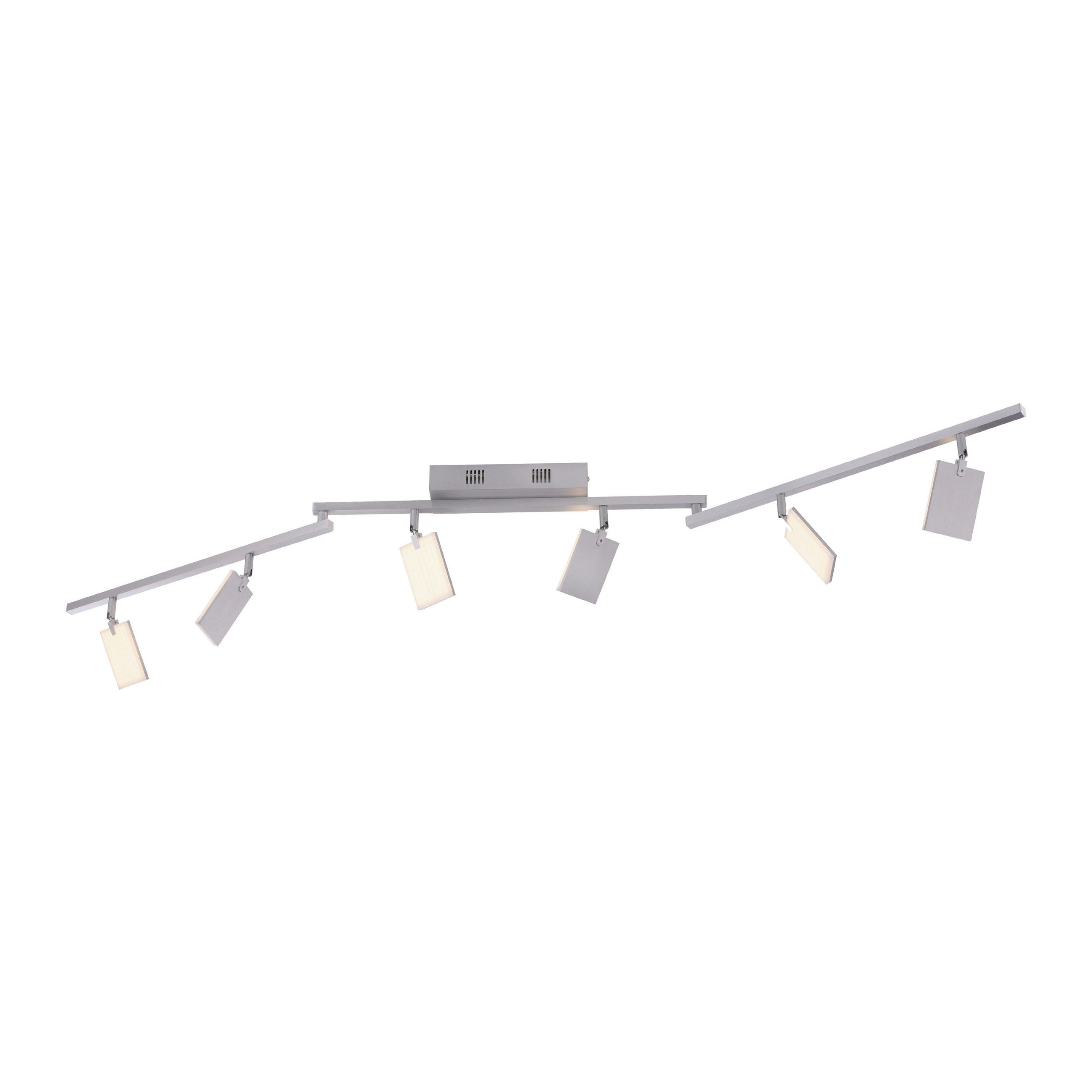 LED-STRAHLER PURE-MIRA 161/104/24 cm   - Alufarben, Design, Kunststoff/Metall (161/104/24cm) - Neuhaus PURE