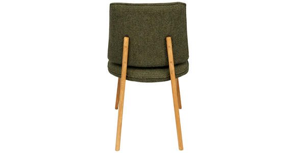 STUHL  Stoffauswahl Webstoff  - Eichefarben/Olivgrün, MODERN, Holz/Textil (48/89,5/60cm) - Carryhome