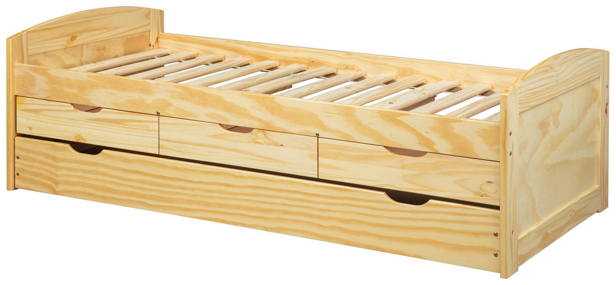 AUSZIEHBETT 90/200 cm Kieferfarben  - Kieferfarben, Basics, Holz/Kunststoff (90/200cm) - MID.YOU