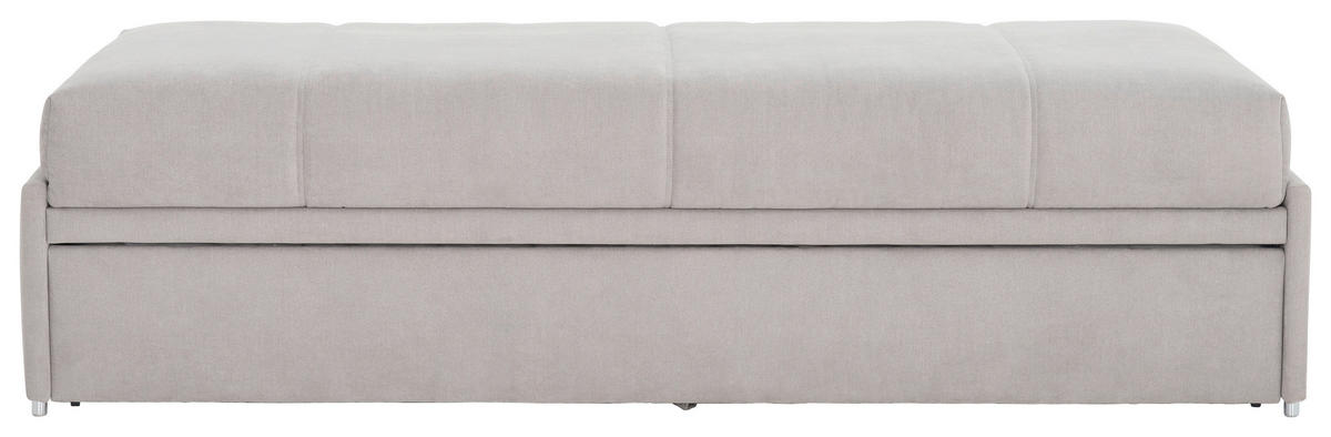 SCHLAFSOFA Flachgewebe Hellgrau  - Hellgrau, Design, Textil (212/56/98cm) - Bali