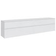 LOWBOARD  220/52/40 cm 4 Schublade(n) stehend, hängend  - Silberfarben/Weiß, Design, Holzwerkstoff/Kunststoff (220/52/40cm) - Xora