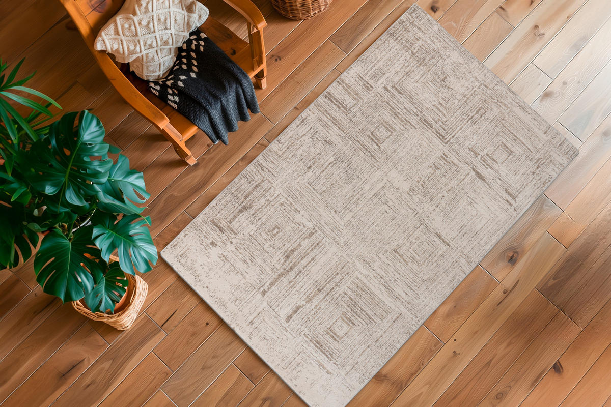 FLACHWEBETEPPICH 120/170 cm My Parma Creme  - Creme, Basics, Textil (120/170cm) - Obsession