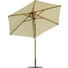 SONNENSCHIRM 250 cm Beige - Beige, LIFESTYLE, Holz (350cm) - Zebra Süd