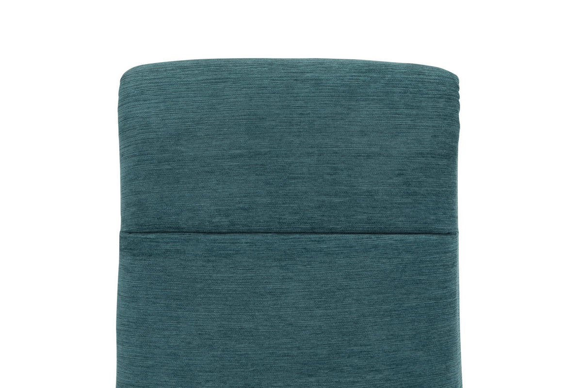 RELAXSESSEL Webstoff, Struktur    - Blau/Schwarz, MODERN, Textil/Metall (67/108/72/88/160cm) - MID.YOU