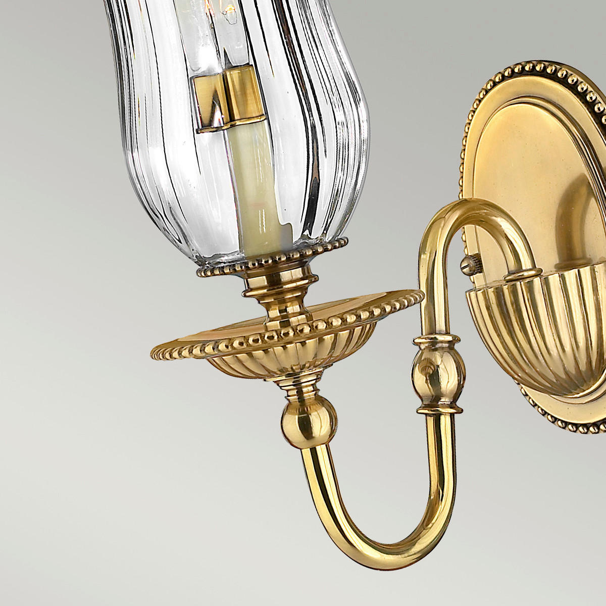 WANDLEUCHTE - Messingfarben, Konventionell, Metall (11.4/27.9/24.1cm) - Elstead Lighting