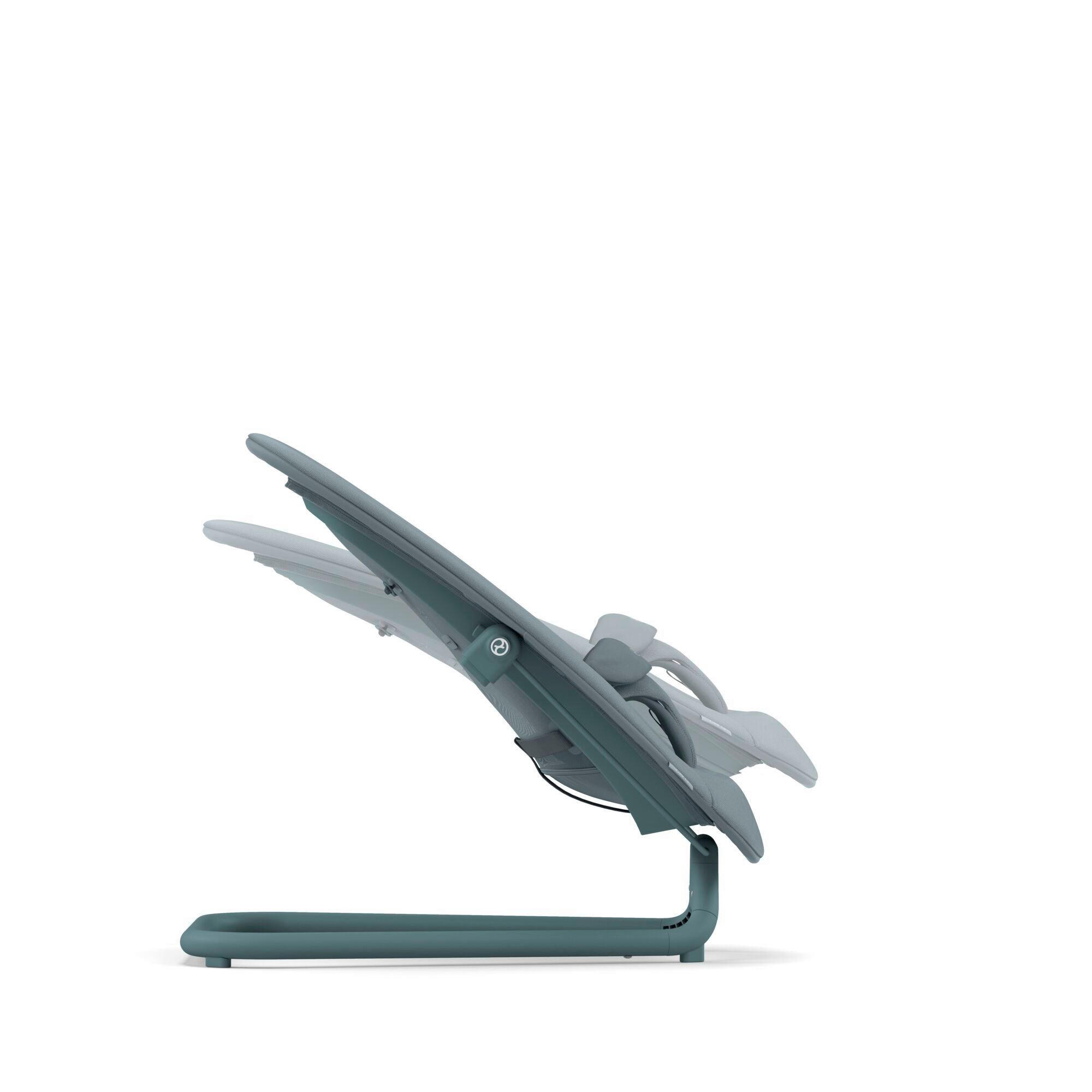HOCHSTUHLLIEGE Lemo Bouncer  - Blau, Basics, Kunststoff/Textil (61/44/46-55cm) - cybex GOLD