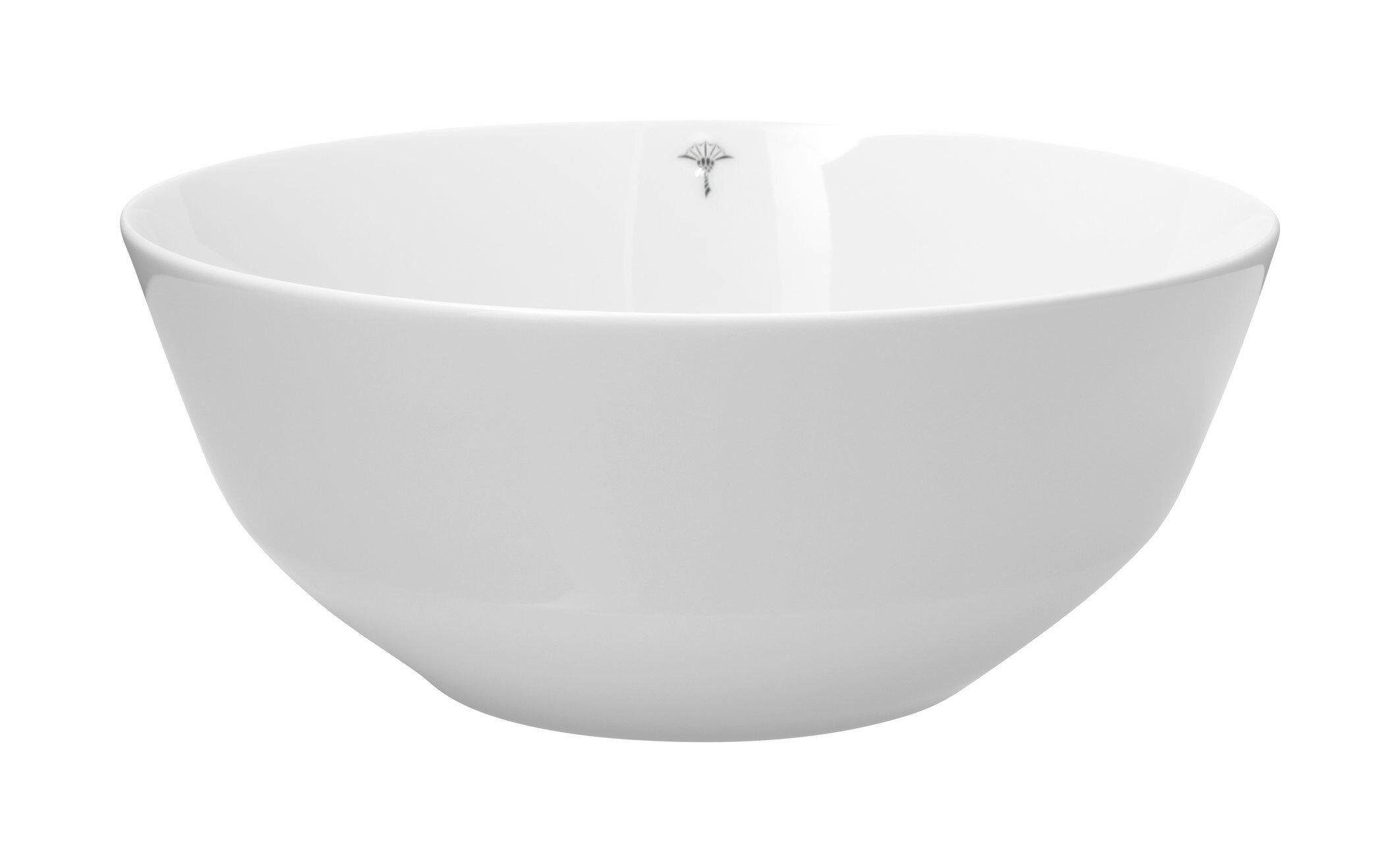 SCHALE Single Cornflower   - Weiß, Design, Keramik (23/9,5cm) - Joop!