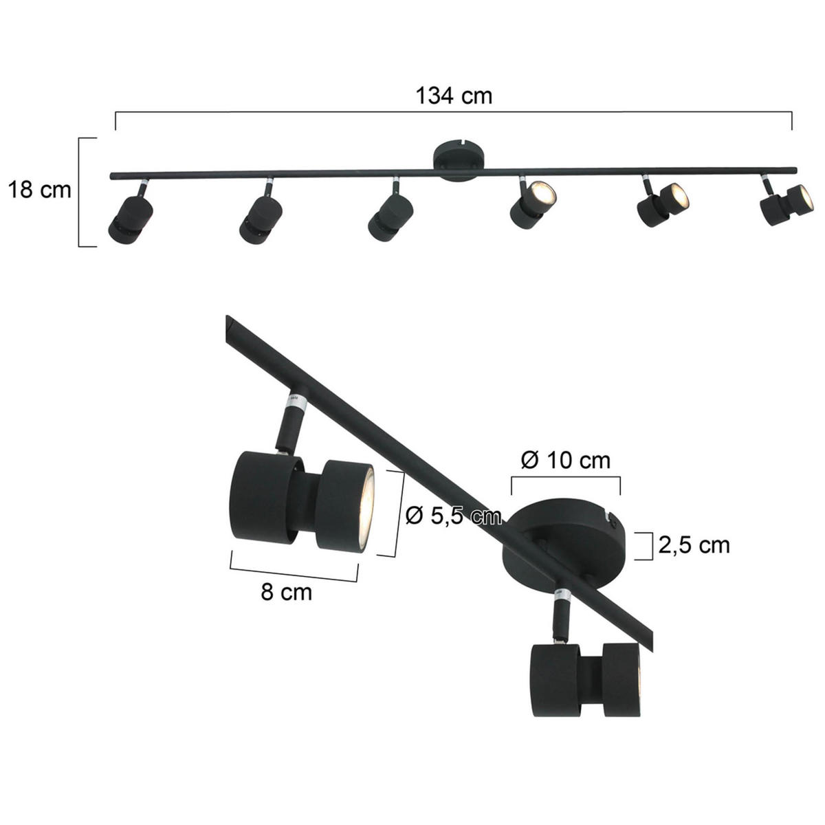 DECKENLEUCHTE     - Trend (18/12/134cm)