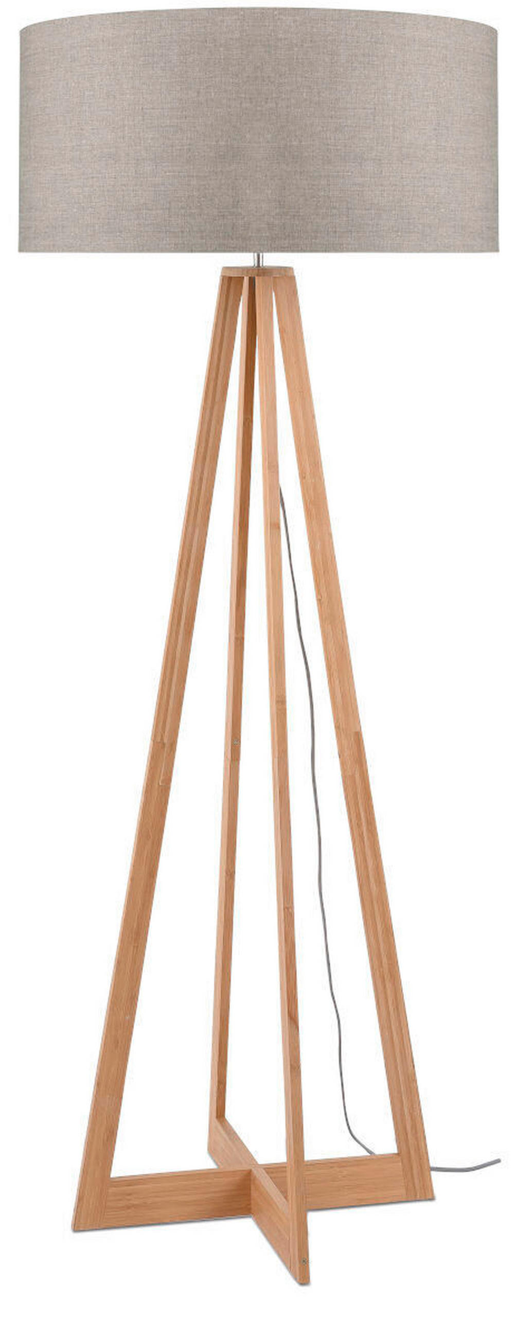 STEHLEUCHTE Skandinavisch 60/158 cm  - Naturfarben, Trend (60/158cm) - Good & Mojo