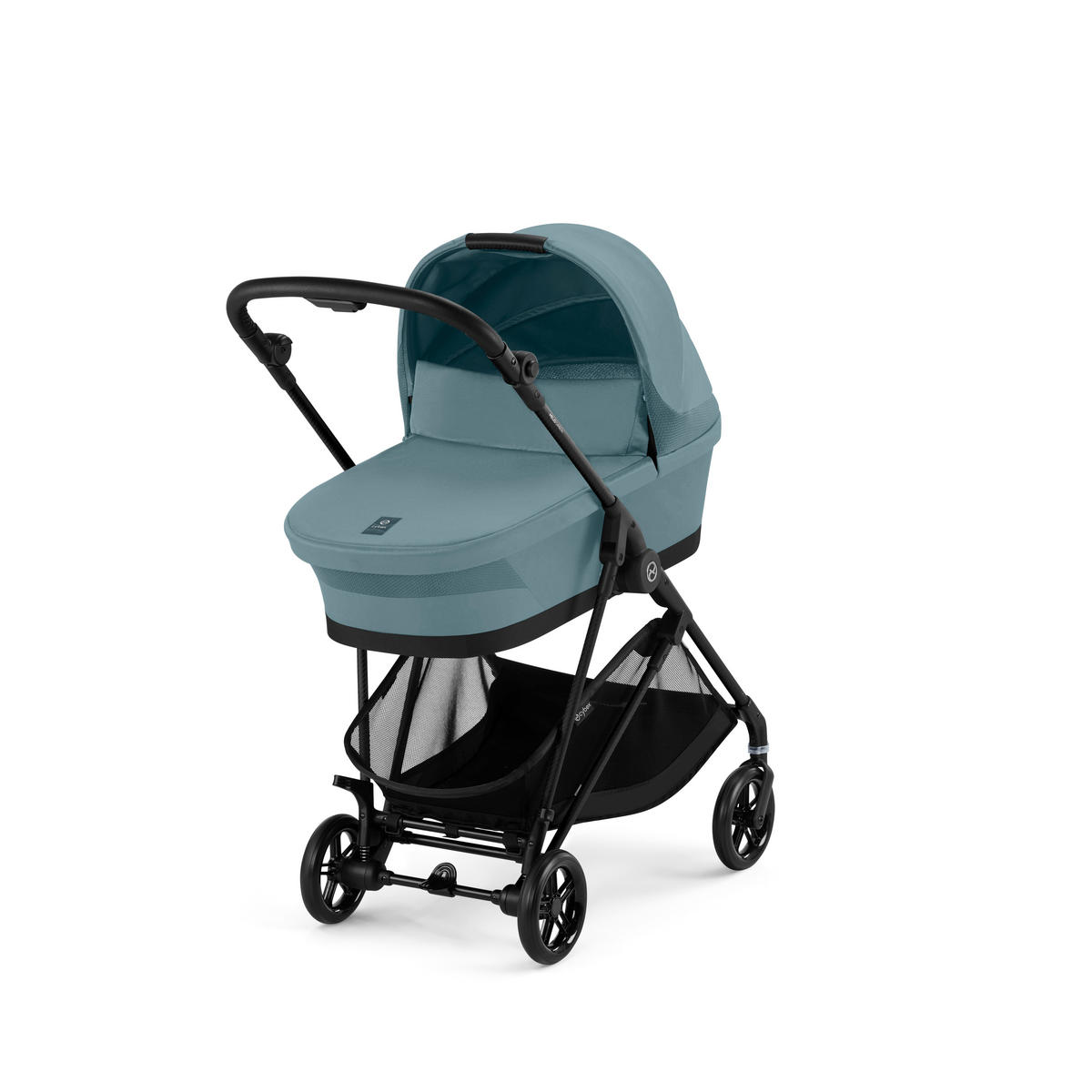 LIEGEWANNE Melios  - Pastellblau, Basics, Textil (84.5/33/20cm) - cybex GOLD