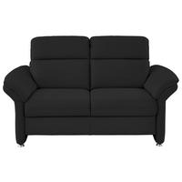 2-SITZER-SOFA in Echtleder Anthrazit  - Anthrazit/Alufarben, Konventionell, Leder/Metall (170/96/92cm) - Beldomo Premium
