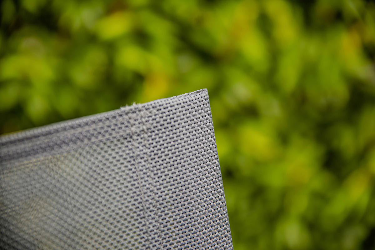 GARTENSET Teakholz Edelstahl  - Silberfarben/Teakfarben, MODERN, Glas/Holz - Gardenson