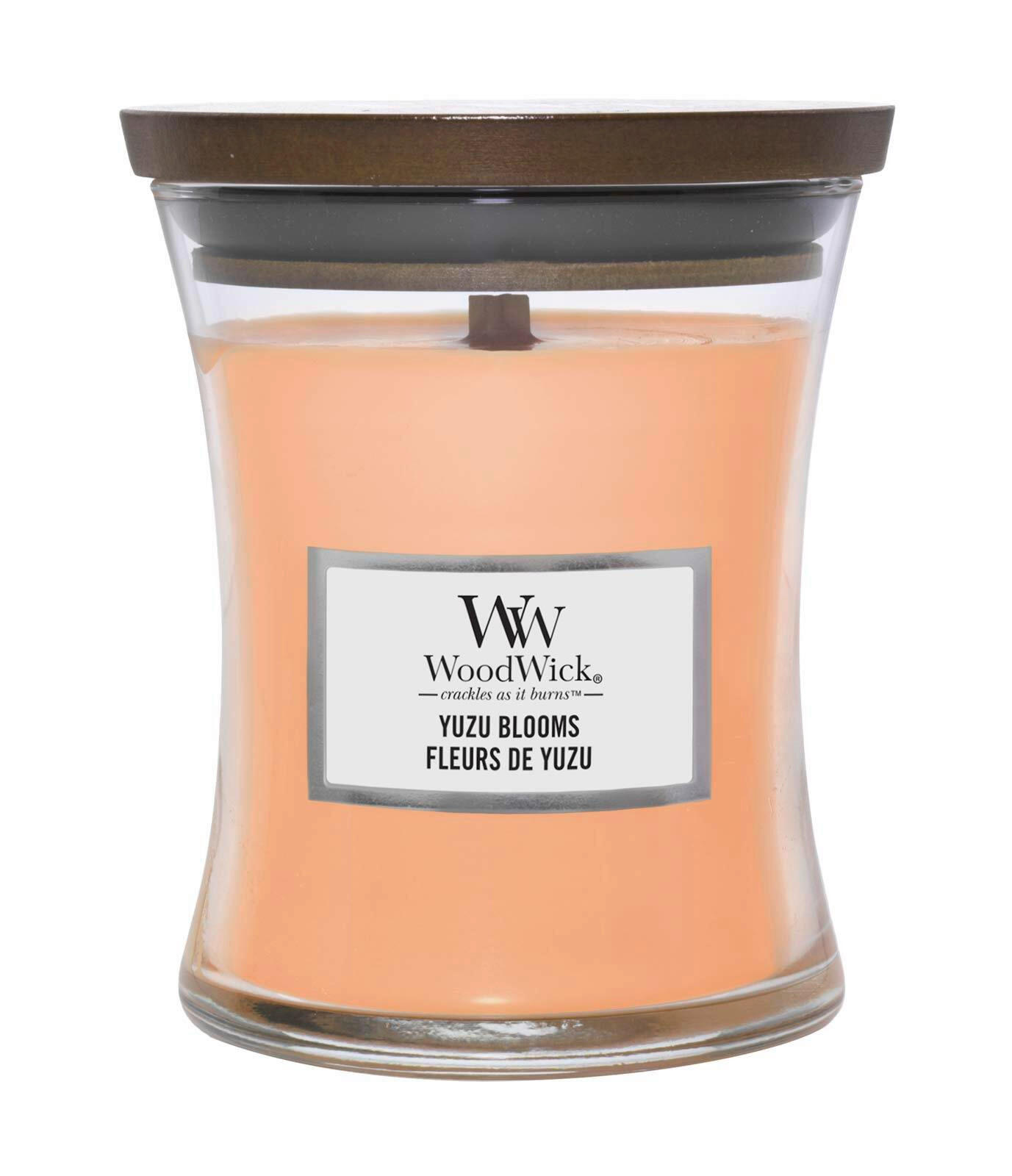 MIRISNA SVEĆA   - Osnovno, staklo/drvo (7/7/8cm) - WoodWick