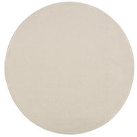WEBTEPPICH  Wohnzimmer 150 cm Uni Creme rund  - Creme, LIFESTYLE, Kunststoff/Textil (150cm)