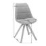 STUHL in Textil Grau, Schwarz - Schwarz/Grau, Design, Holz/Textil (49/87,5/56cm) - Carryhome STUHL in Textil Grau, Schwarz - Schwarz/Grau, Design, Holz/Textil (49/87,5/56cm) - Carryhome