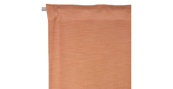 FERTIGVORHANG blickdicht  - Terracotta, Basics, Textil (140/255cm) - Novel