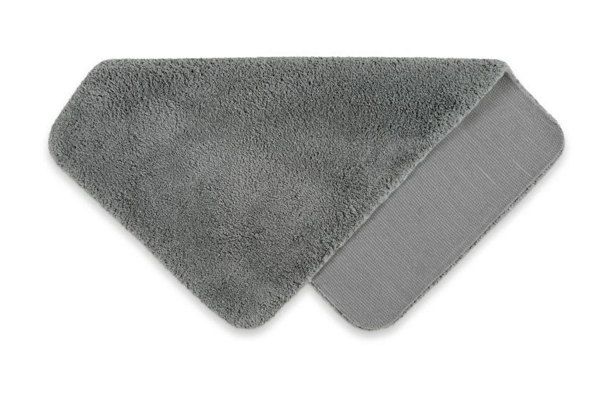 BADTEPPICH Schieferfarben 55/65 cm  - Schieferfarben, Basics, Kunststoff/Textil (55/65cm) - WECON HOME BASIC