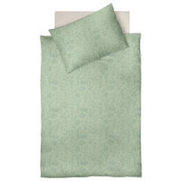 BETTWÄSCHE 2-teilig Damast 140/200 cm  - Salbeigrün, Basics, Textil (140/200cm) - Fleuresse