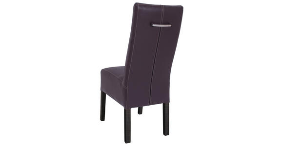 STUHL Lederlook Dunkelbraun, Buche Kolonial - Dunkelbraun/Buche Kolonial, KONVENTIONELL, Holz/Textil (44/103/63cm) - Carryhome