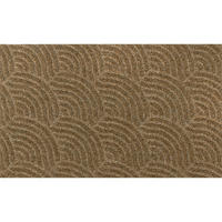 FUßMATTE 45/75 cm Waves Taupe  - Beige, KONVENTIONELL, Kunststoff/Textil (45/75cm) - wash+dry