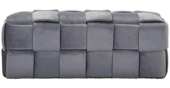 SITZBANK  in 108/43/44 cm  - Dunkelgrau, Trend, Textil (108/43/44cm) - Xora