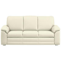 3-SITZER-SOFA Chenille Beige  - Beige/Alufarben, Konventionell, Textil/Metall (208/96/89cm) - Beldomo Comfort