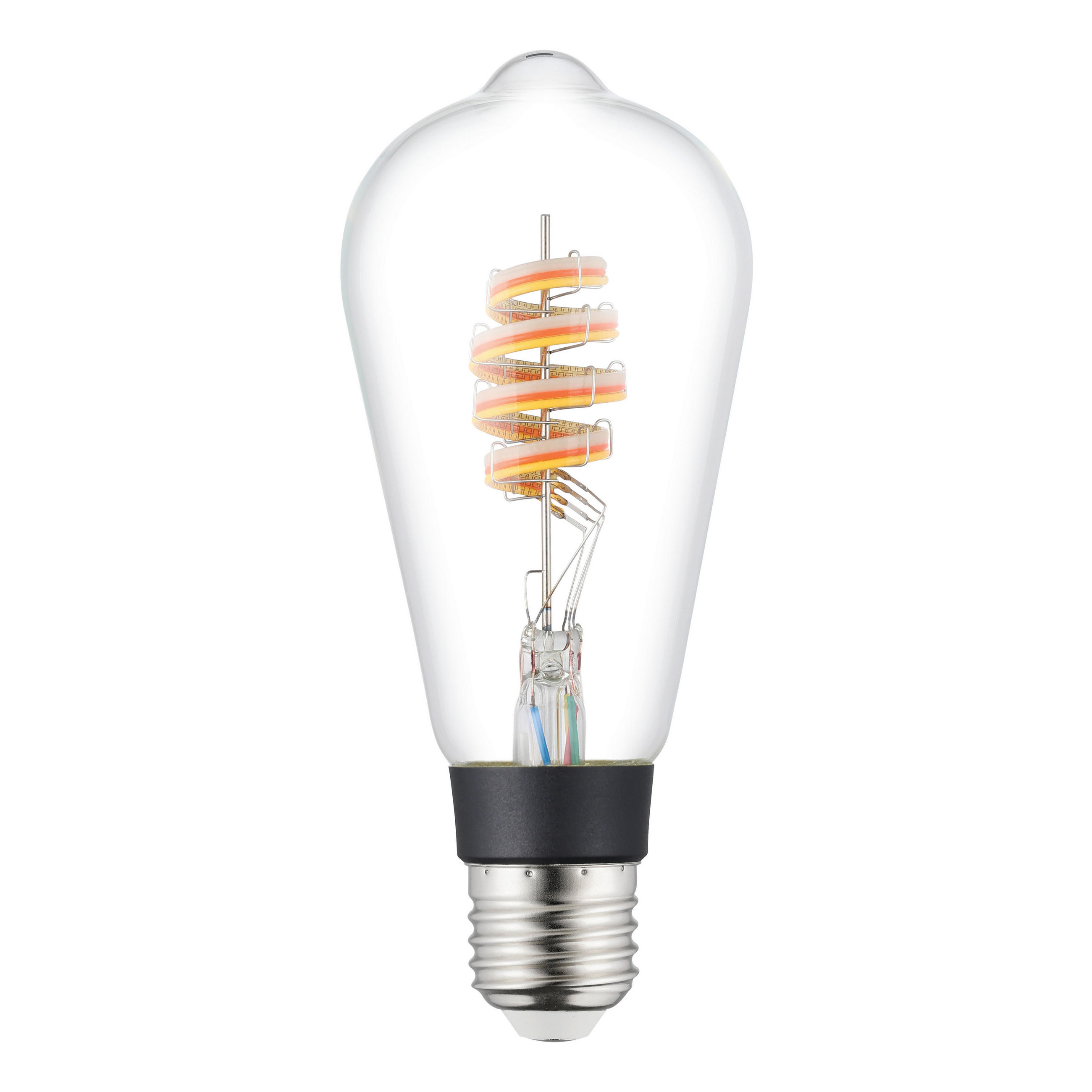 LED-LEUCHTMITTEL   E27 4,9 W  - Klar, Basics, Glas (6,4/15,3cm) - Eglo