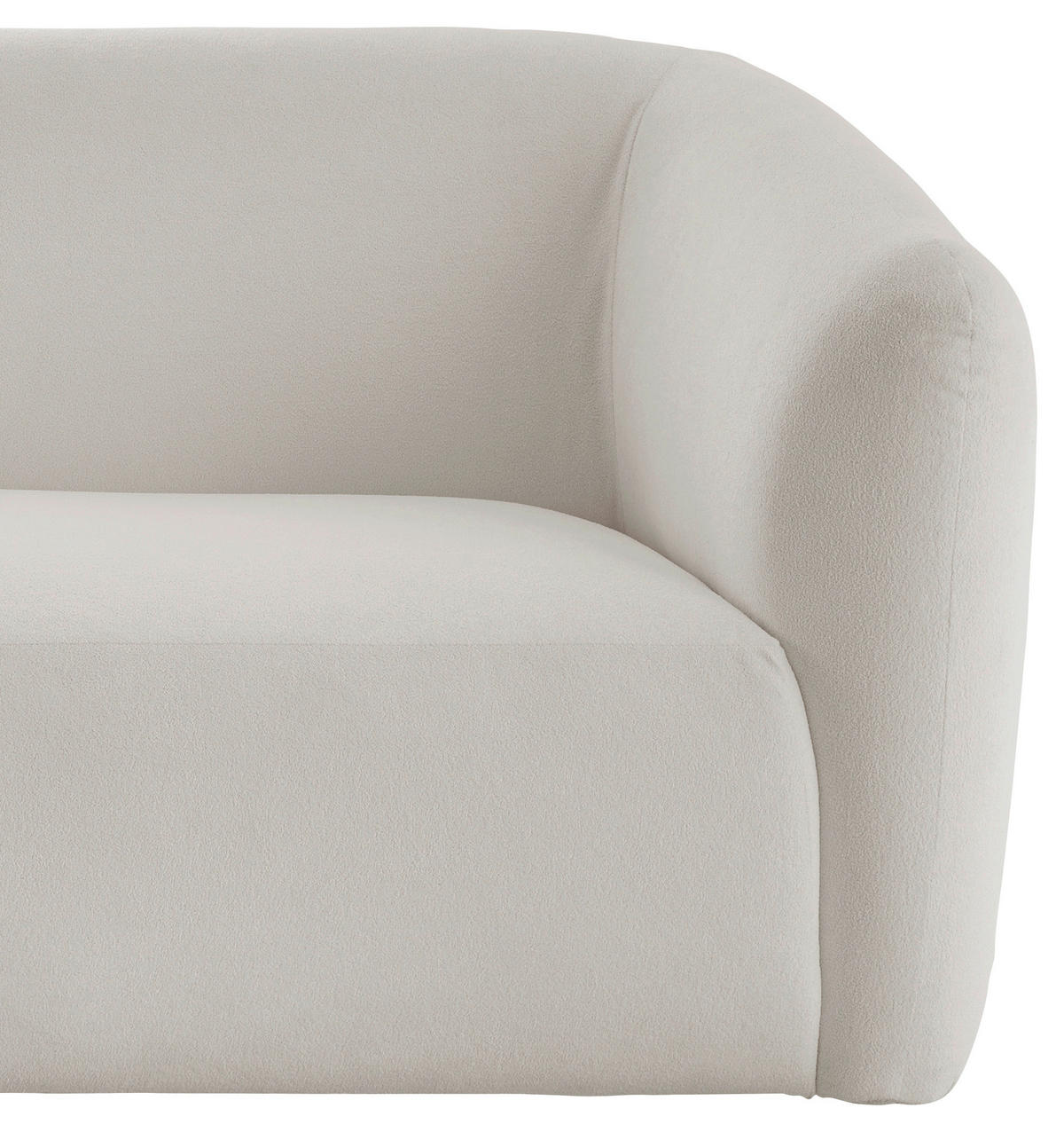 ECKSOFA in Mikrofaser Beige  - Beige/Schwarz, Modern, Kunststoff/Textil (238/107cm) - Livetastic