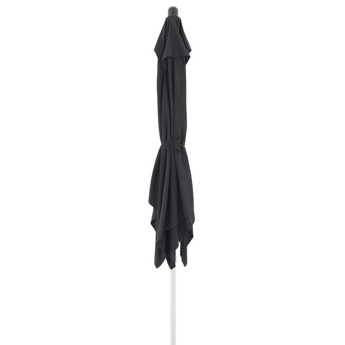 SONNENSCHIRM  200/250 cm  - Anthrazit/Silberfarben, Konventionell, Textil/Metall (200/250cm) - Doppler