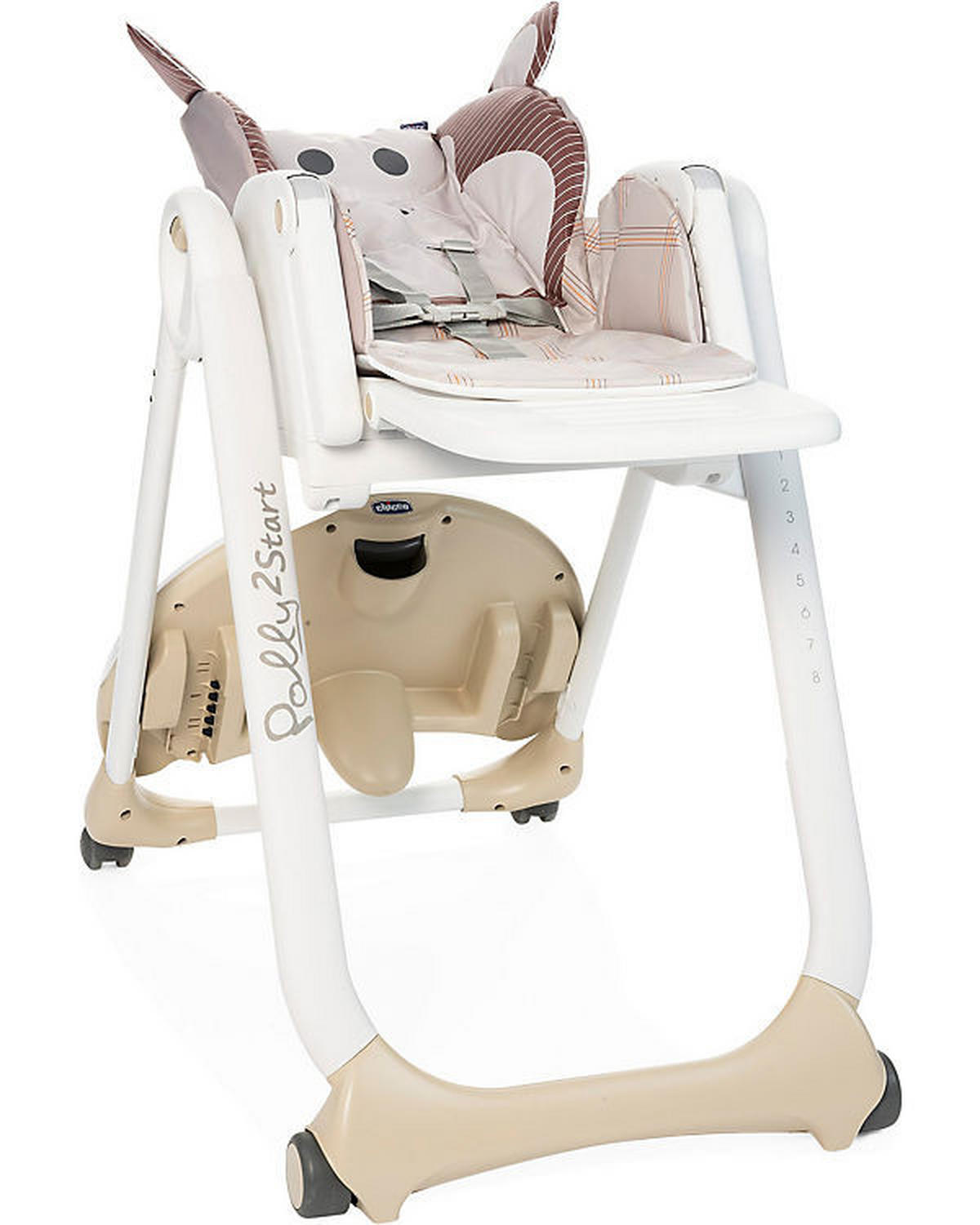 HOCHSTUHL POLLY 2 START Orange, Rot  - Rot/Orange, Basics, Kunststoff/Metall (54,8/110/83,5cm) - Chicco