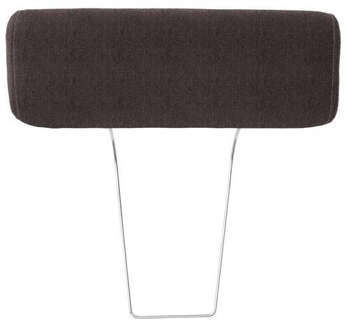 KOPFSTÜTZE in Mikrofaser - Braun, Modern, Textil (55/20/13cm) - Hom`in