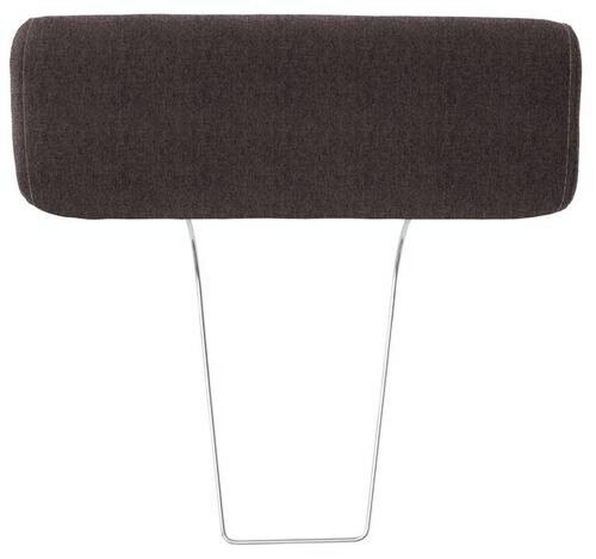 KOPFSTÜTZE in Mikrofaser  - Braun, Modern, Textil (55/20/13cm) - Hom`in