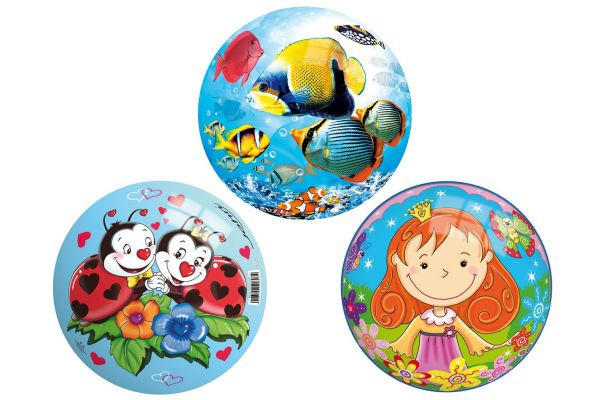 SPIELBALL - Multicolor, Basics, Kunststoff (23cm)