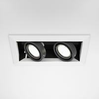 TAKLAMPA Downlight 24,5/12,5/7 cm  - vit, Trend, metall (24,5/12,5/7cm) - MAYTONI