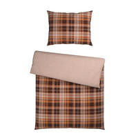 BETTWÄSCHE 6-teilig S. OLIVER Flanell 140/200 cm  - Beige/Braun, Basics, Textil (140/200cm) - S. Oliver
