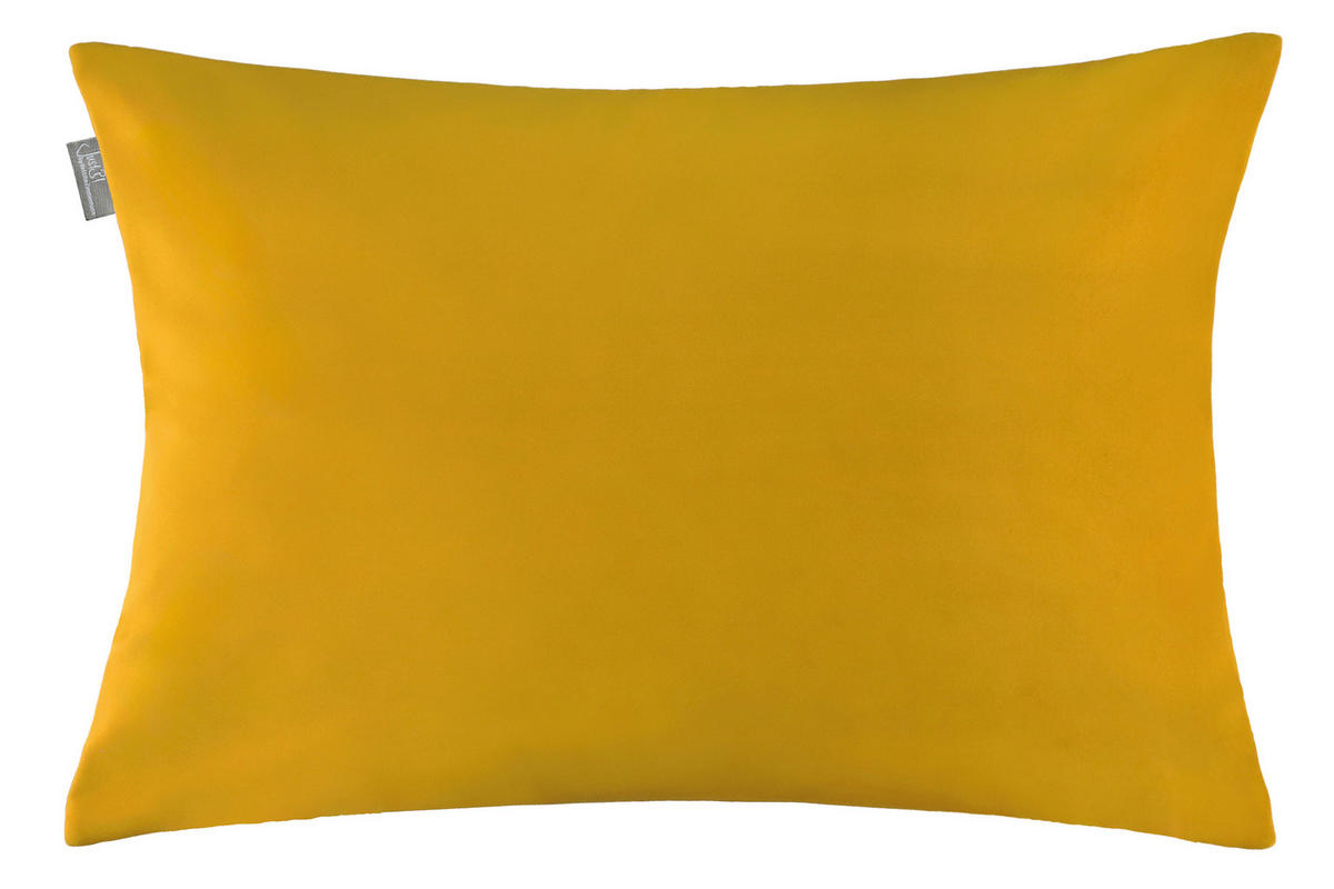 KISSENHÜLLE JustB! Clou 38/58 cm  - Currygelb/Gelb, Design, Textil (38/58cm) - Musterring