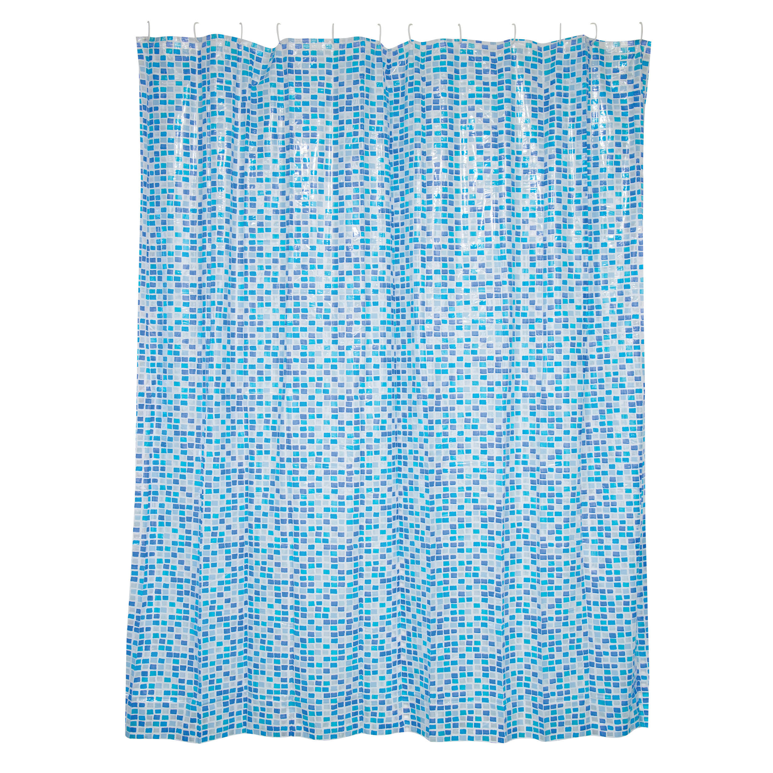 DUSCHVORHANG CONCEPT 180/200 cm  - Blau, Basics, Textil (180/200cm) - MSV