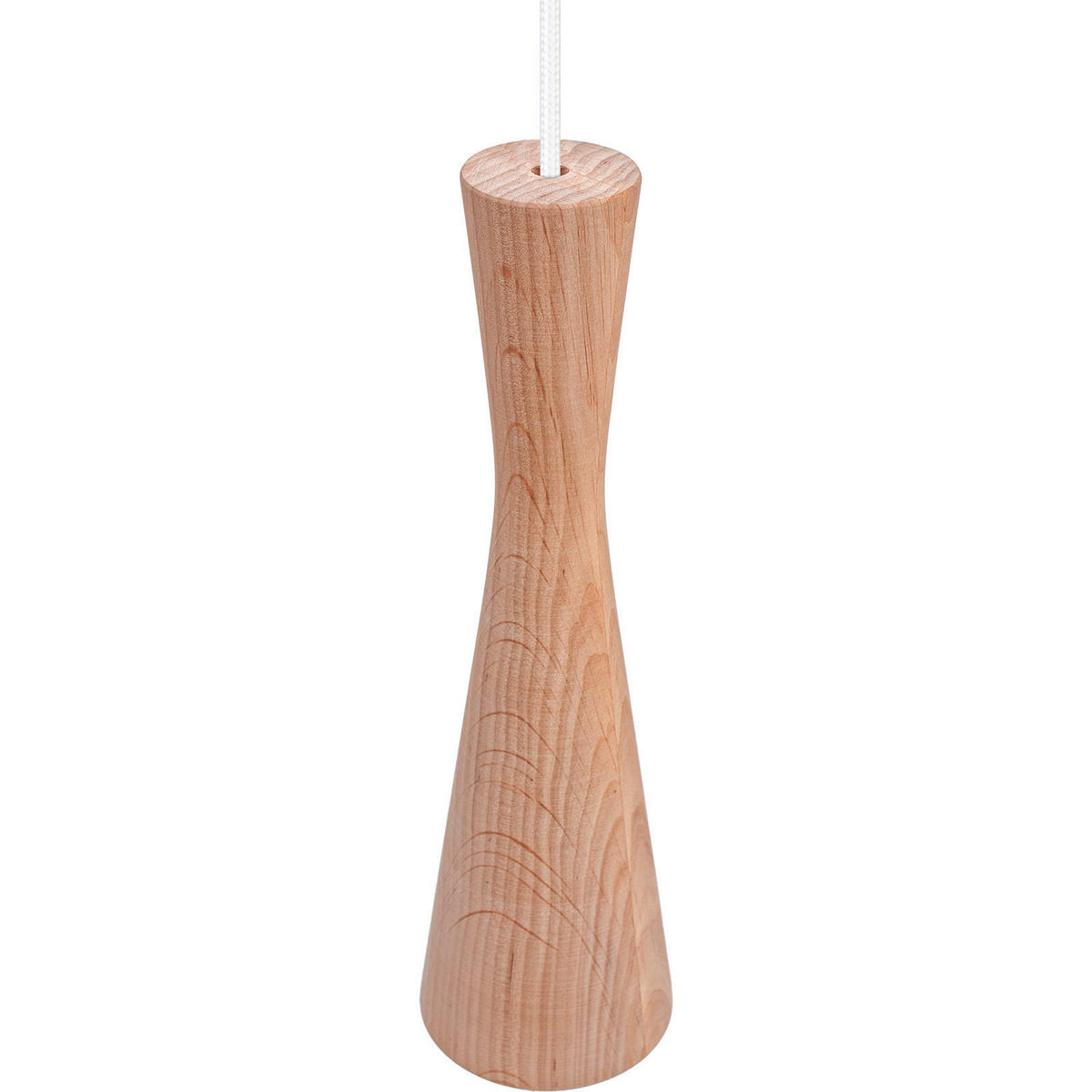 ZÁVĚSNÉ SVÍTIDLO, 10/90-140 cm  - bílá/barvy olše, Natur, dřevo (10/90-140cm)