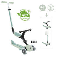LAUFRAD GO-UP ACTIVE LIGHTS ECO 3IN1  - Pastellgrün/Grün, LIFESTYLE, Kunststoff/Metall (67/28/95,5cm) - GLOBBER